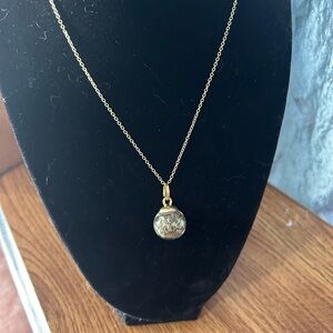 Sage filled necklace